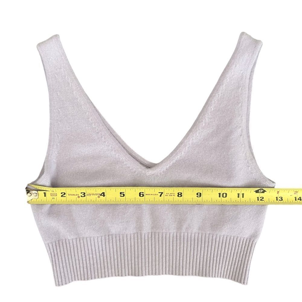 Naadam Signature Cashmere Longline Bra Top size xxsmall - Picture 11 of 11
